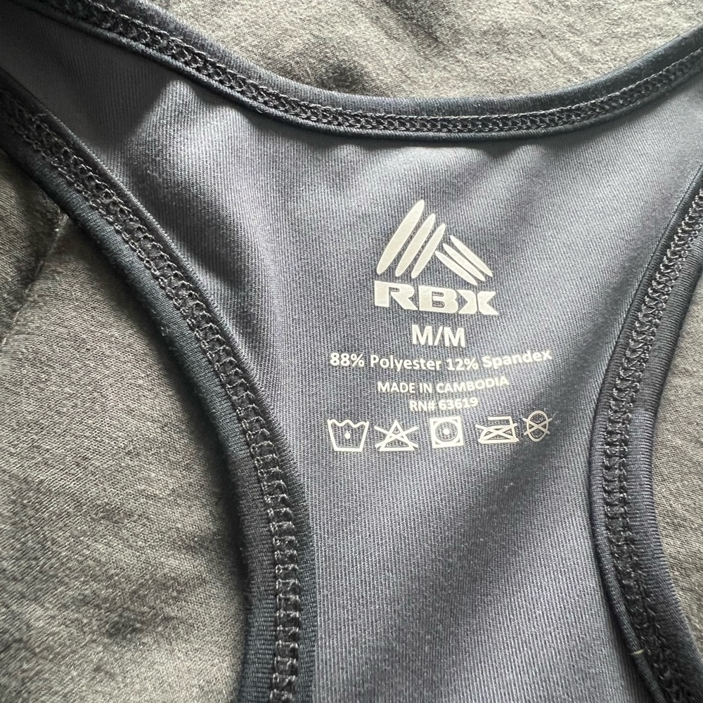 Camo Fitted Racerback Workout Tank - Picture 4 of 4